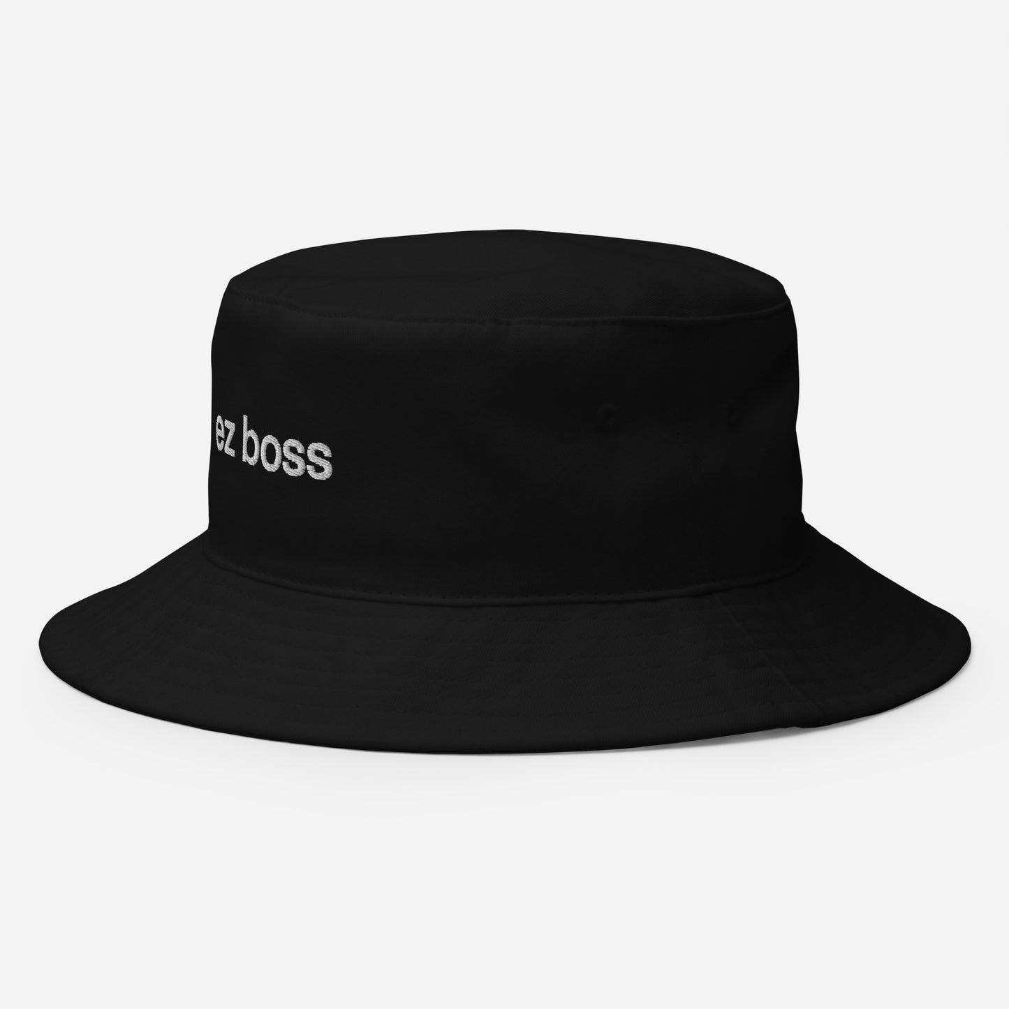 ez boss bucket hat (black)