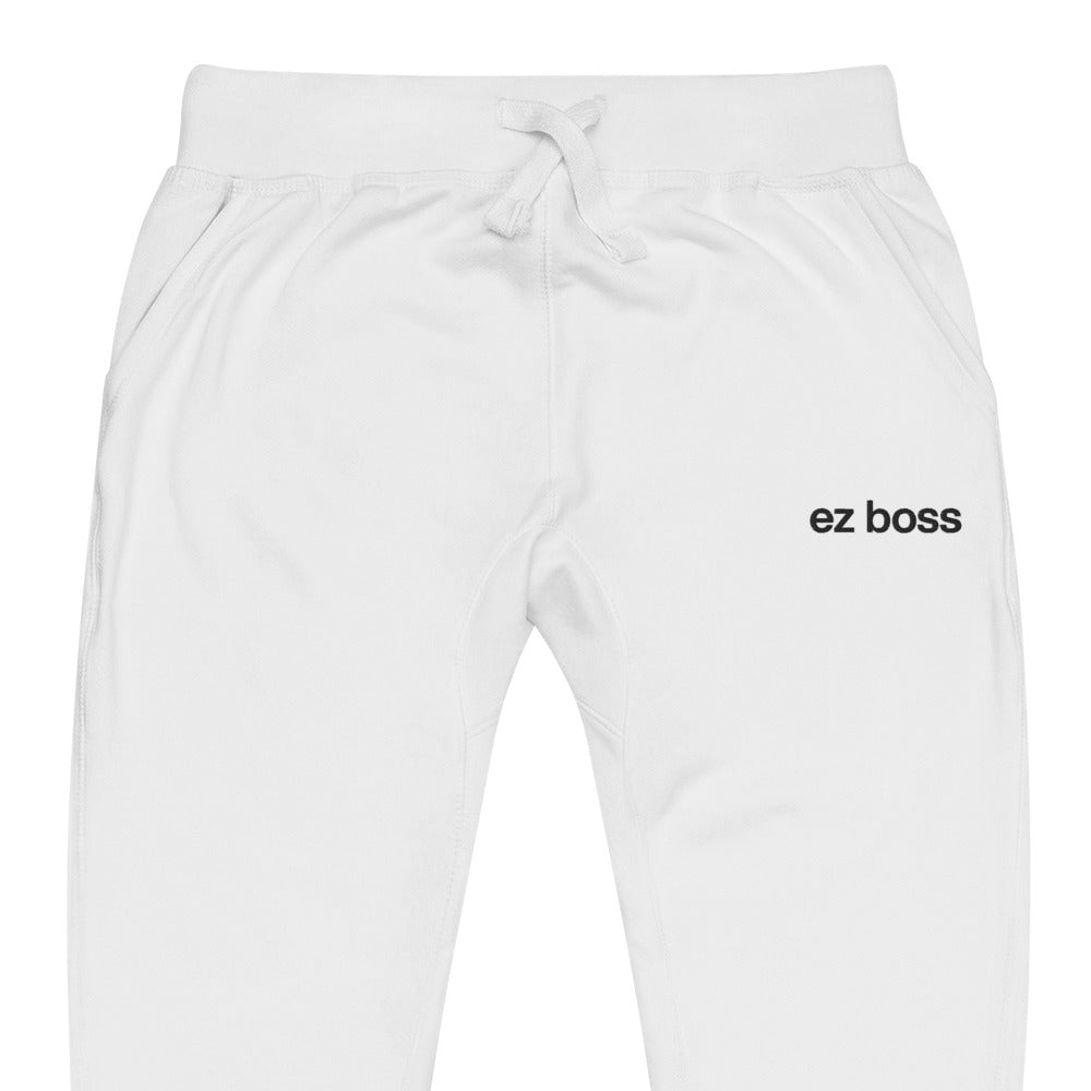ez boss sweatpants (white)